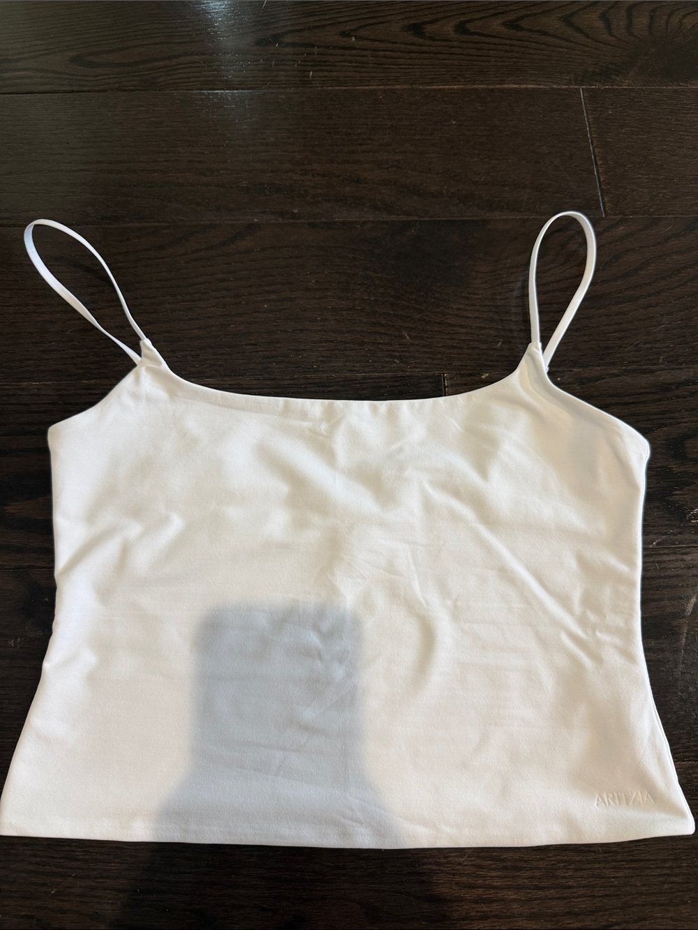 Aritzia White Slim-Strap Cropped Camisole never worn - Picture 4 of 5